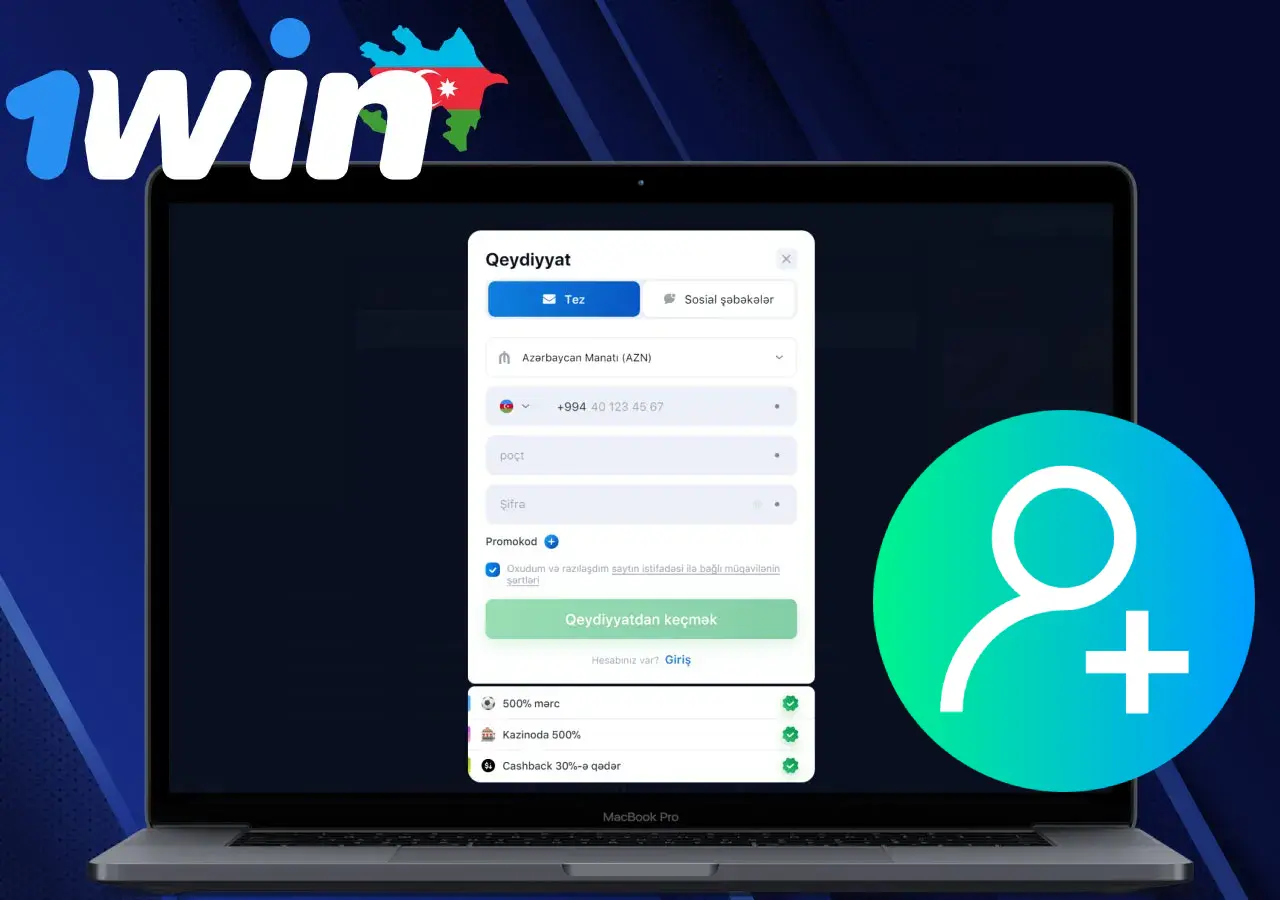 Qeydiyyatdan keçmək və mərc oynamağa başlamaq üçün təlimatlar