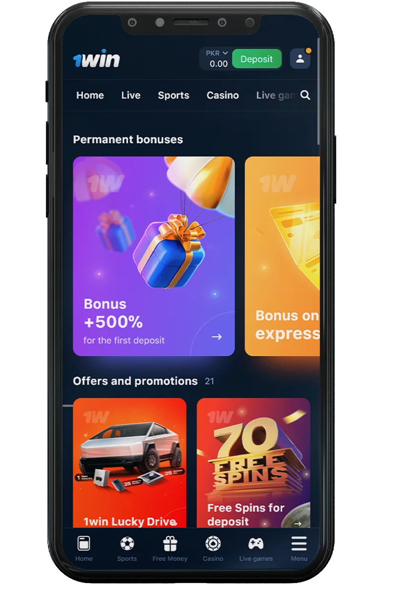 Bonuses and tournaments page
